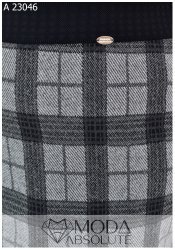 Жіноча спідниця на гумці в клітинку А 23046